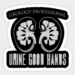 'Urine Good Hands' Awesome Kidney Urology Sticker